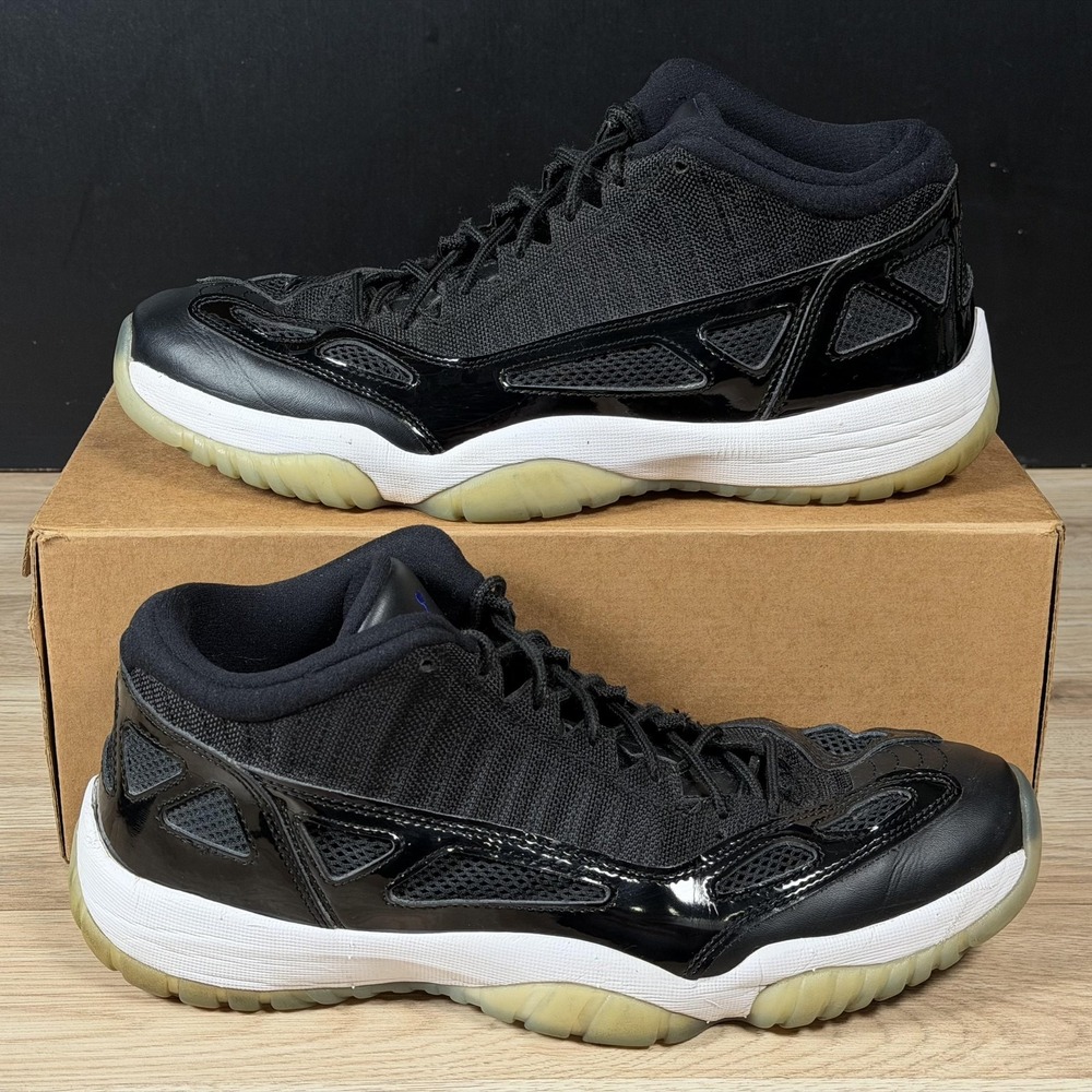 Nike Air Jordan 11 Retro Low IE Mens 12 Black Space Jam Sneakers 919712-041